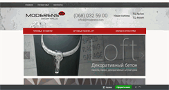 Desktop Screenshot of moderens.com
